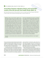 Association between migration history and oral health: results of the 6th German Oral Health Study (DMS • 6)