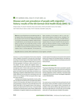 Disease and care prevalence of people with migration history: results of the 6th German Oral Health Study (DMS • 6)