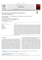 Oral health status and coverage of oral health care: A five-country comparison
