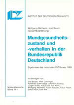 Mundgesundheitszustand und -verhalten in der Bundesrepublik Deutschland