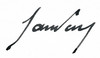 Signatur von Herrn Rainer Jordan Signatur von Herrn Rainer Jordan