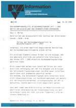 Kostendämpfungspolitik im Gesundheitswesen 1977 - 1984