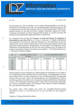 Prognose zur Zahl und Struktur der Zahnärzte in Deutschland bis zum Jahre 2020